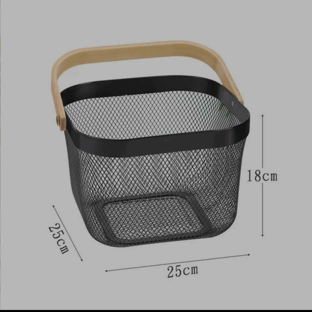 Portable storage basket